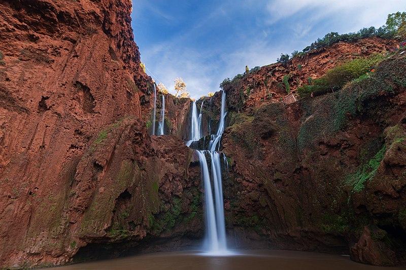 Cascade d'Ouzoud maroc